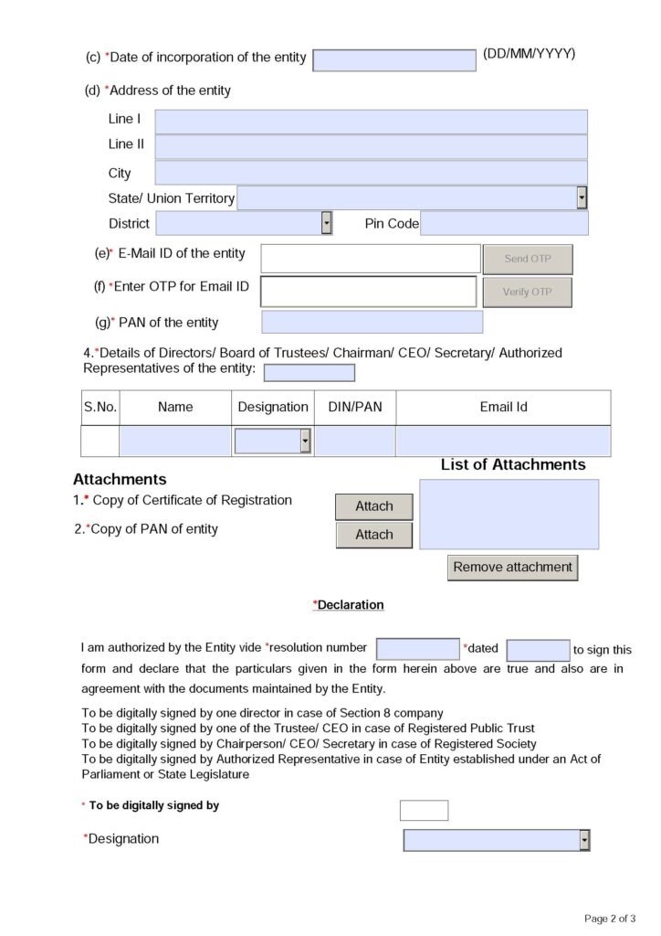 Form CSR 1 Page 2